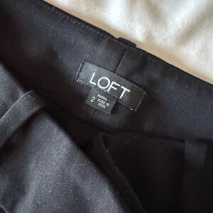 LOFT Black Women's Trousers - Sleek Black